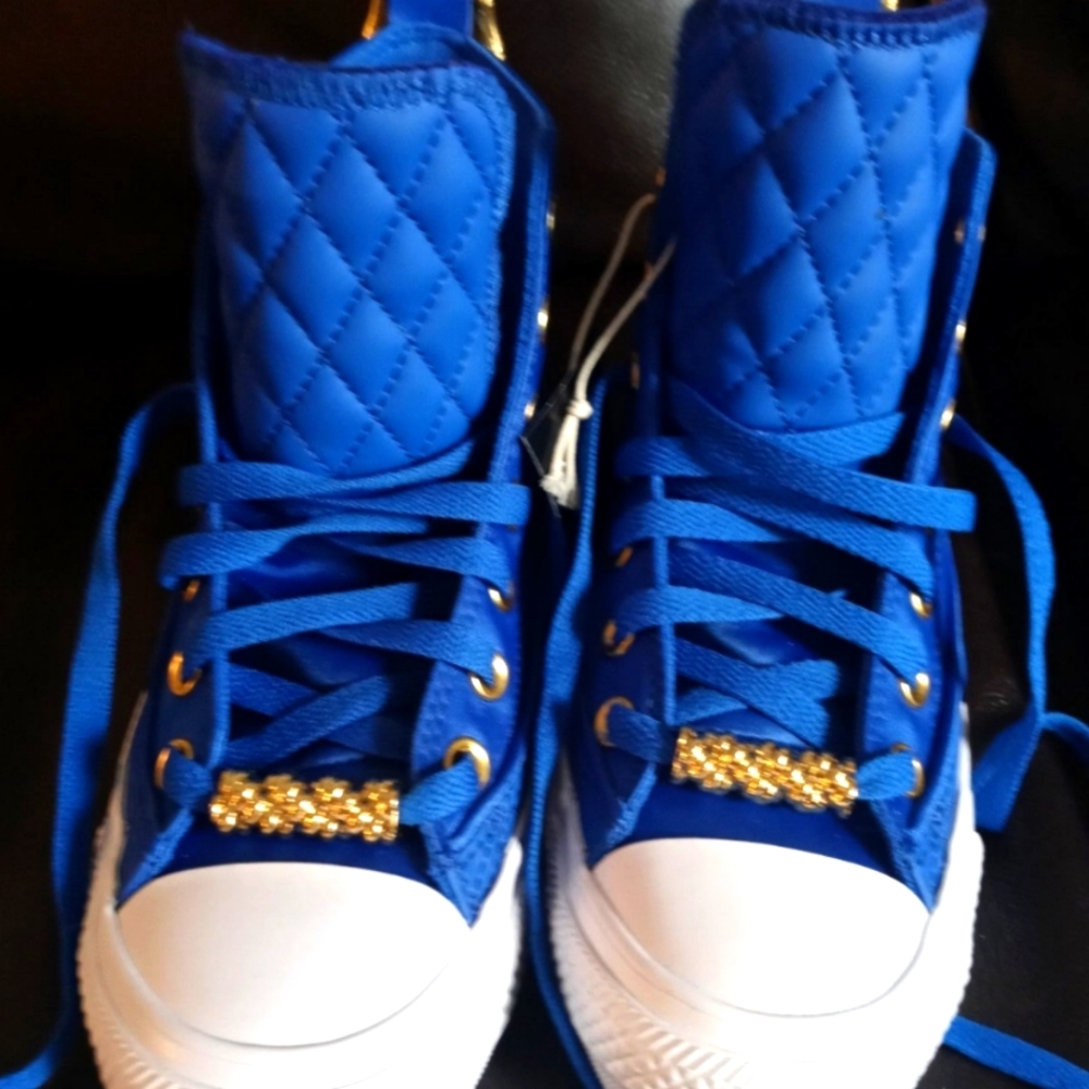 Custom Converse 6 runs big Royal blue 💙